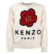 Wollen Pullover Kenzo , White , Heren