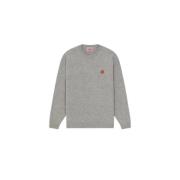 Grijze Boke Flower Crest Sweater Kenzo , Gray , Heren