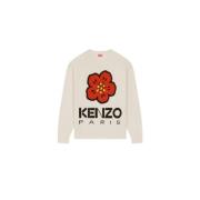 02 Off-White Trui Kenzo , Beige , Heren