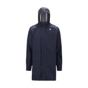 Drielaags Jersey Parka K-Way , Blue , Heren