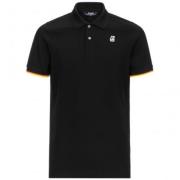 Polo Shirt K-Way , Black , Heren