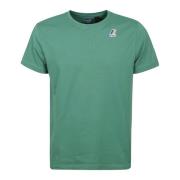 Edouard Groen Katoenen T-Shirt voor Heren K-Way , Green , Heren