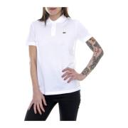 Polo Shirt, Witte Vrouw met Logo Lacoste , White , Dames