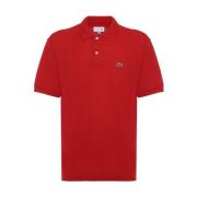 Klassieke Logo Polo Shirt Lacoste , Red , Heren