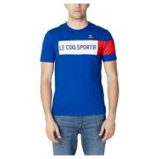Short Sleeve Shirts le coq sportif , Blue , Heren