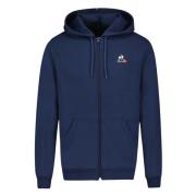 Sweater met rits le coq sportif , Blue , Heren