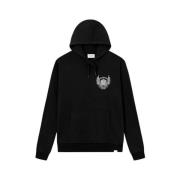 Zwart Ivoor Hoodie Chad Les Deux , Black , Heren