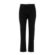 Rechte spijkerbroek Levi's , Black , Dames