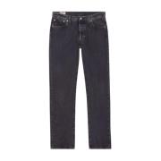 Vintage Slim Fit Jeans met `54 Crash Detail Levi's , Black , Heren