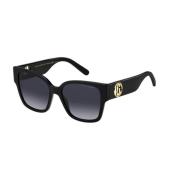 Zwarte zonnebril met donkergrijze getinte glazen Marc Jacobs , Black ,...