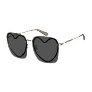 Vierkante metalen zonnebril voor vrouwen Marc Jacobs , Yellow , Dames