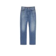 Tijdloze Straight Jeans Max Mara , Blue , Dames