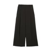 Wijde broek Max Mara , Black , Dames