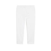 Slim Fit Katoenen Stretchbroek Max Mara , White , Dames