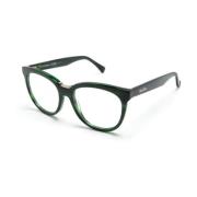 Groen Optisch Montuur Stijlvol en veelzijdig Max Mara , Green , Dames