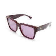 Mm0078 69Y Sungles Max Mara , Purple , Dames