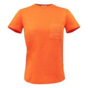 Valido Orange T-Shirt Max Mara , Orange , Dames