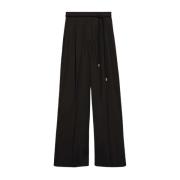 Lange Opale Broek Max Mara , Black , Dames