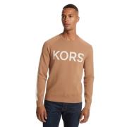 Michael Kors Stretch Sweater Heren Bruin/Beige Michael Kors , Beige , ...