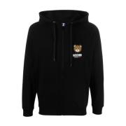 Zwarte Moschino Sweaters Moschino , Black , Heren