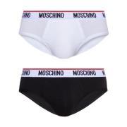 Briefs 2-pack Moschino , Black , Heren