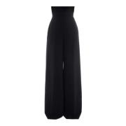 Zwarte Broek met Stijl/Model Naam Moschino , Black , Dames