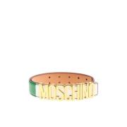 Multicolor Metallic Letter Riem Moschino , Multicolor , Dames