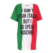 Multicolor Korte Jurk, Italia Tdress Moschino , Multicolor , Dames