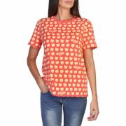 Lente/Zomer Dames T-shirt Moschino , Pink , Dames