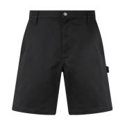 Comfortabele Stretch Bermuda Shorts Moschino , Black , Heren