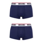 Merkboxers 2-pack Moschino , Blue , Heren