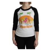 Witte Katoenen T-shirt My Little Pony Top Moschino , White , Dames