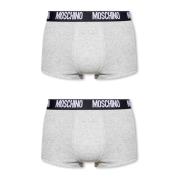 2-pack Supima® katoenen boxershorts Moschino , Gray , Heren