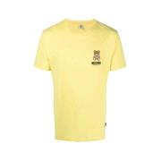 Logo Teddy T-Shirt Moschino , Yellow , Dames
