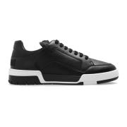 Sneakers met logo Moschino , Black , Heren