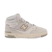 Grijze High-top Sneakers met Amandelvormigeeus New Balance , Gray , Da...