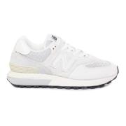 Witte 574 Sneakers New Balance , White , Heren