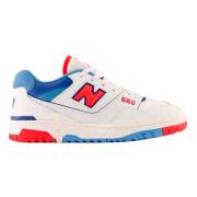 550 NCH Wit, Blauw en Rood Sneakers New Balance , White , Heren