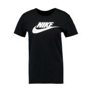 Essential T-Shirt voor Vrouwen Nike , Black , Dames