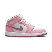 Air Jordan 1 Mid Le Sneakers Nike , Pink , Heren
