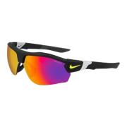 Matte Black Volt Sunglasses Dj2032 Nike , Black , Heren