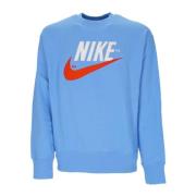 Trendy Lichtgewicht Crewneck Sweatshirt Nike , Blue , Heren
