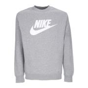 Grafische Crewneck Sweatshirt Nike , Gray , Heren