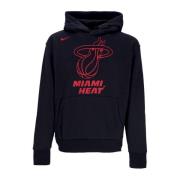 NBA Fleece Hoodie Essential Zwart Nike , Black , Heren
