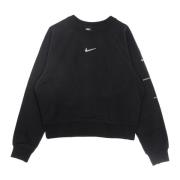 Lichtgewicht Crewneck Sportswear Sweater Nike , Black , Dames