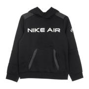 Zwarte/DK Smoke Grey/Witte Air Hoodie Nike , Black , Heren