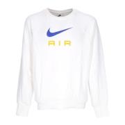 Lichtgewicht French Terry Crewneck Sweatshirt Nike , White , Heren