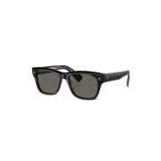 Zwarte zonnebril met originele koffer Oliver Peoples , Black , Unisex