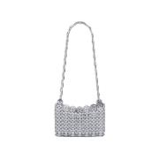 Mesh Schoudertas Paco Rabanne , Gray , Dames