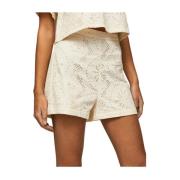 Short Shorts Pepe Jeans , Beige , Dames